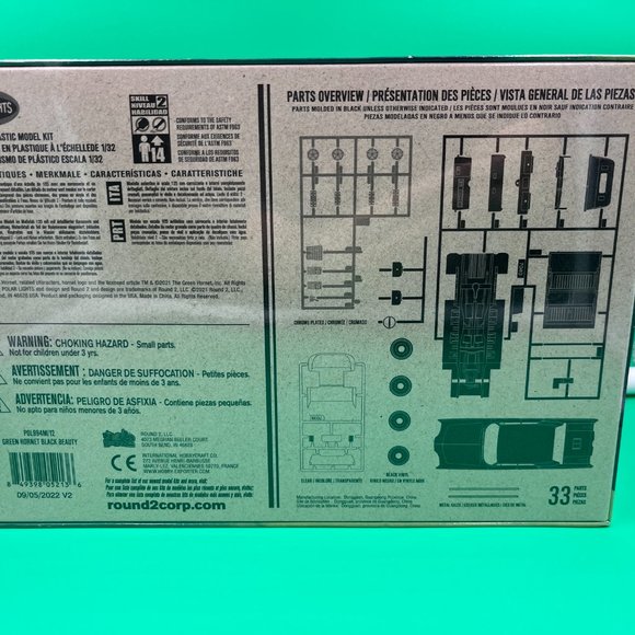 Polar Lights Green Hornet BLACK BEAUTY Plastic Model Car Kit 1/32 New Sealed - Picture 4 of 6